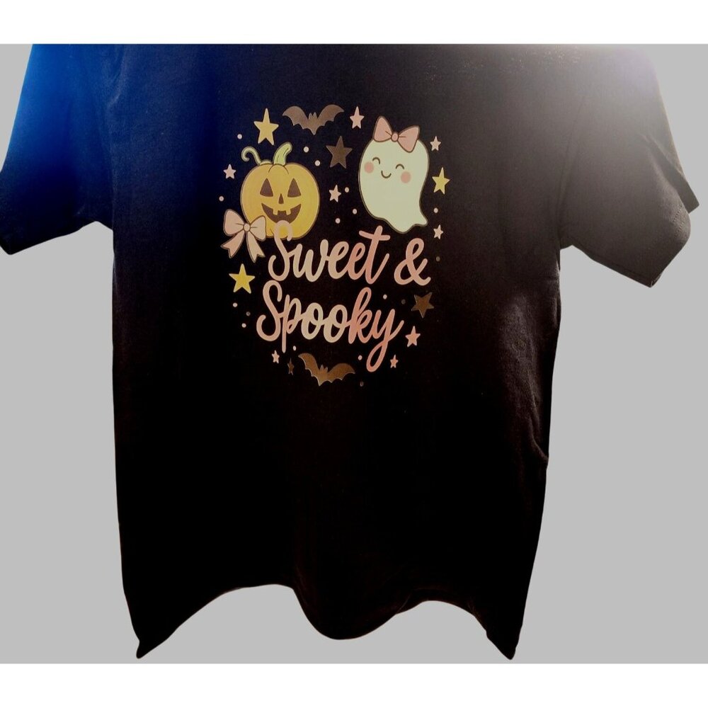 Sweet & Spooky Kids Size Small Halloween Pumpkin & Ghost Adorable Trick or Treat